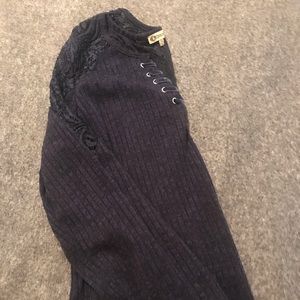 Democracy navy blue sweater